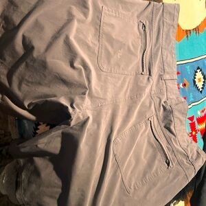 Huk Gray Chino Shorts Lightweight Casual Wear